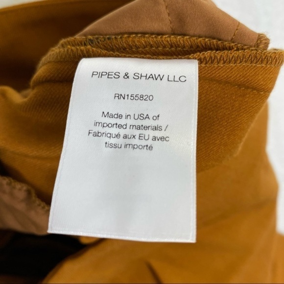 New Veronica Beard Cormac Trouser Pant Cropped In Rust Women Size‎ 0 - Picture 7 of 8